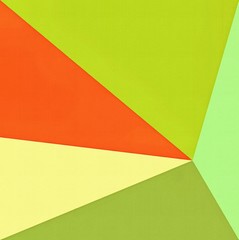 Polygonal drawing on canvas. Abstract geometric modern art. Triangles texture background.