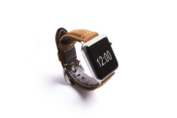 Smart watches on white