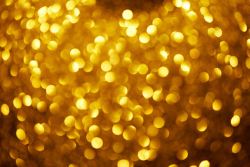 abstract blurred gold glowing background