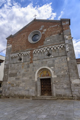 Fototapeta na wymiar Gallarate, Italy: San Pietro church