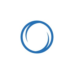 water wave logo template