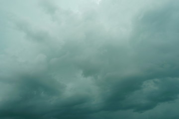 Fototapeta premium green-gray clouds
