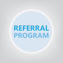 referral program concept- vector illustration