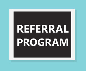 referral program concept- vector illustration