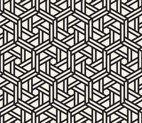 Vector seamless pattern. Modern stylish abstract texture. Repeating geometric tiles