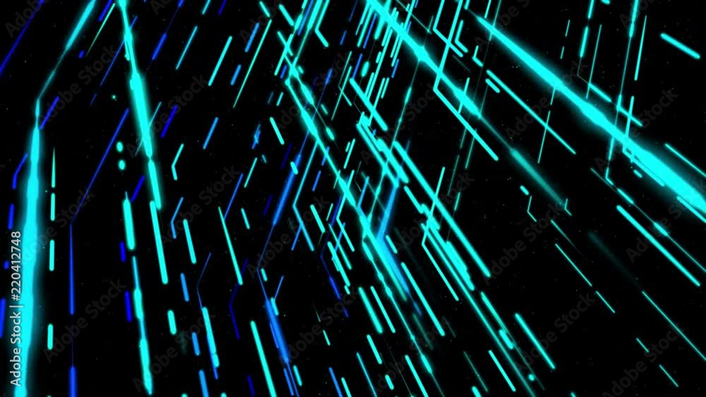 Poster Green Element Flickering Moving Particle Graphic Animation Background