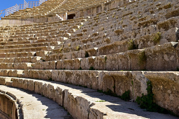 Fototapeta na wymiar Roman Ruins of Jerash , Ancient Roman city of Gerasa of Antiquity , modern Jerash, Jordan