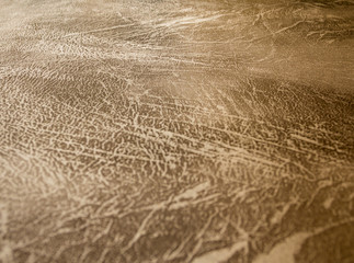 Surface texture of artificial leather sofa bed look like elephant skin