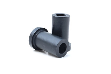 Suspension Bush car on isolated white