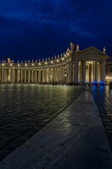 Fototapeta premium Rome, Italy showing ancient rome at day and night from colloseum to vatican