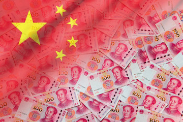 Fototapeta na wymiar Yuan or RMB, Chinese Currency