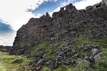 Fototapeta na wymiar Þingvellir National Park, history, geology, UNESCO World Heritage, Pingvellir National Park