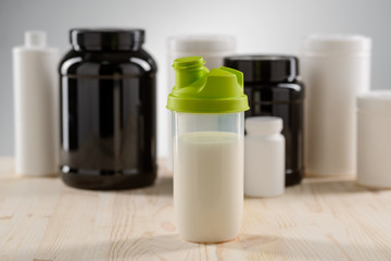 Ingredients for a protein cocktail