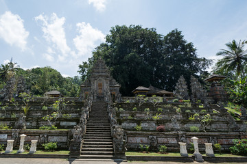 temple pura kehan in bali indonesia big stone steps