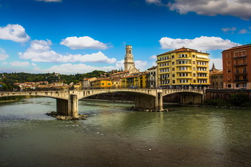 Fototapeta na wymiar View of Verona, Veneto region, Italy.