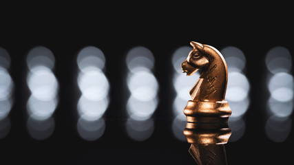 Knight chess of business leadership