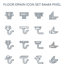 floor drain icon