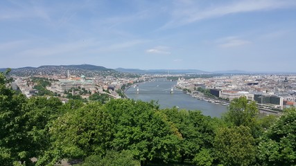 Fototapeta na wymiar Widok na Budapeszt - Węgry