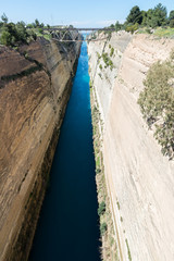 Korinth Bridge in Greece