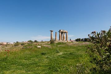 At Ancient Corinth in Greece