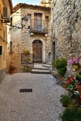 Obraz na płótnie Canvas Pennadomo - Abruzzo - Italia. Vicolo