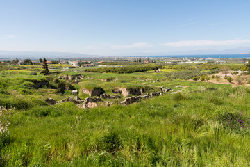 Fototapeta premium At Ancient Corinth in Greece