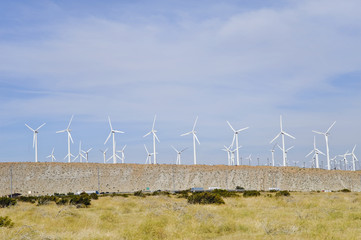 wind farm turbines