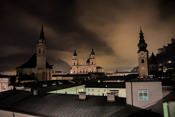 Fototapeta premium church at night