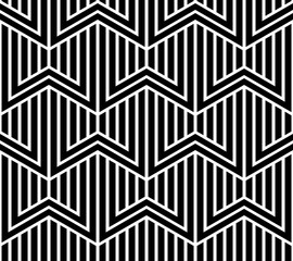 Vector seamless texture. Modern geometric background. Repeated pattern with intersecting stripes.