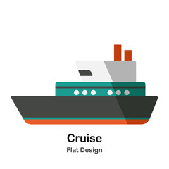 Cruise Flat Illustration