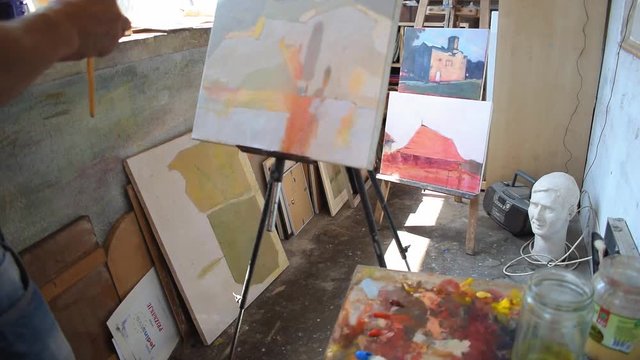 Atelier Painting Artist, Adding Colors Tilt Up