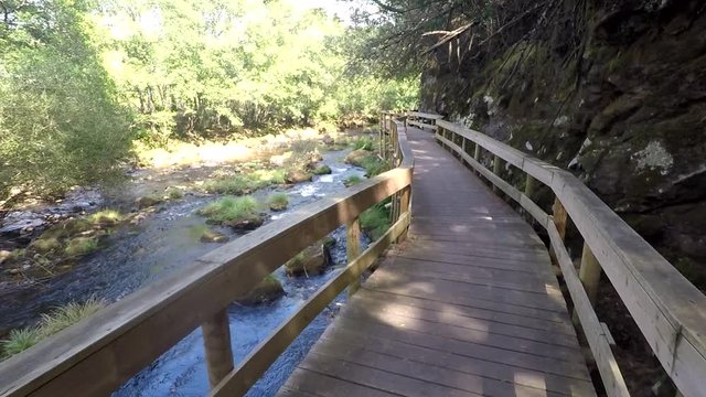 Sistelo walkways, locatded in Arcos de Valdevez Portugal, goes 10km along the Vez River and surronding nature.