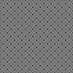 Elegant black and white seamless pattern. Fabric print. Seamless background, mosaic ornament, ethnic style.