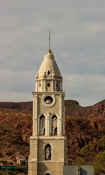 Travel Photo Of Guaymas, Mexico. A Part Of San Fernando Cathedral In Mexico. The Cathedral Is The Oldest In Guaymas City.