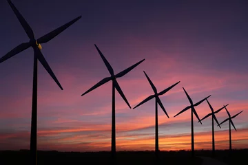Tapeten Windmolens en duurzame energie © emieldelange