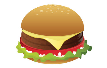 hamburger illustration