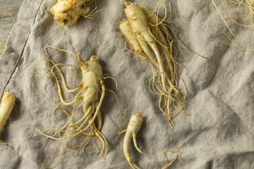 Raw Organic Healthy Ginseng Root