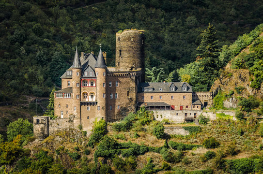 Burg Katz im Mittelrheintal bei St. Goarshausen