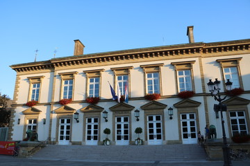 Fototapeta na wymiar Town Hall in Luxembourg, Luxembourg