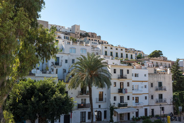 Obraz premium Lovely Typical buildings in Ibiza