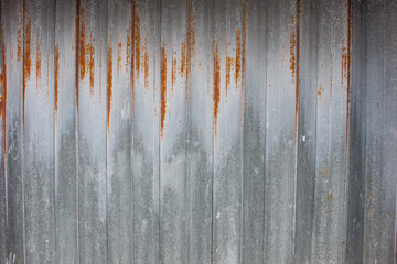 Hintergrund – runter gekommene Wellblechwand