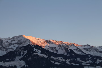 Gerbigre im Sonnenuntergang