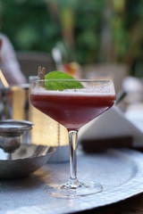 Daiquiri strawberry cocktail