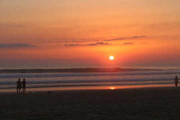 Fototapeta na wymiar Sonnenuntergang Atlantik
