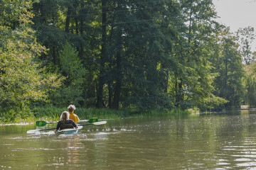 Kanu fahren im Spreewald, Lübbenau, canoing in luebbenau