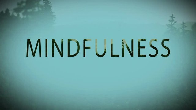 Digital composite video of mindfulness 