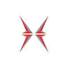 3D left and right Arrow logo 