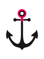 venus frau symbol weiblich anker boot schiff schwimmen meer matrose kapitän segeln segelschiff seemann yacht reise wasser verein club segelboot