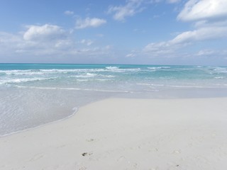 Paradise beach on a sunny day