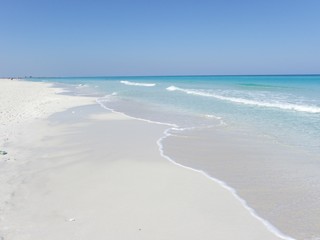 Paradise beach on a sunny day